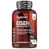 Eisentabletten - 400 vegane Tabletten - Eisen trägt zu einem normalen Energiestoffwechsel...