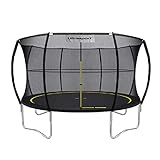 Ultrasport Garten Trampolin mit 366 cm Durchmesser, mit Elastik-Seilsystem statt...