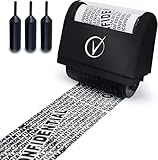 Datenschutz Rollstempel - Identitätsdiebstahlschutz-Rollenstempel - Rollstempel...