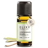 ELIXR – Zitronengrasöl zur Raumbeduftung, für Aromatherapie & als Massageöl...