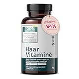 HAAR VITAMINE - Ausgezeichnet mit 'sehr gut' von GoFeminin - 120 vegane Kapseln...