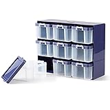 Prym 612399 Sortierkasten mit 9 Boxen, Organizer für kleinteiliges...