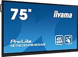 iiyama Prolite TE7512MIS-B3AG 189.3cm 74,5' IPS LED Large Format Display 4K UHD 40...