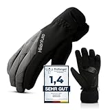 HIKENTURE Winterhandschuhe, Wasserdicht Fahrrad Handschuhe Winter Herren Damen,...