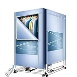 Faltbarer WäSchetrockner, Double Layer, üBerhitzungsschutz Fernbedienung Elektrischer...