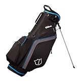 Wilson LITE 3 Stand Bag Black/Charcoal/Blue