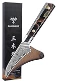 SANMUZUO Vogelschnabel-Schälmesser 9 CM, professionelles Küchenschälmesser,...