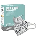 20 FFP2/KN95 Maske Bunt CE Zertifiziert Kleine Größe Small, Medizinische Mask...