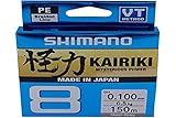 SHIMANO Kairiki 8 150Msteel Gray 0.060Mm/5.3Kg