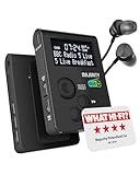 Tragbares DAB-Radio für die Hosentasche | Persönliches FM-Radio mit Sportclip |...