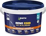 Bostik 30621785 RENO X588 FILL 2K ALLROUND 2,5kg Reparatur-Mörtel, Grau