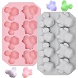 Silikon Süßigkeiten Formen 2PCS Silikon Backform Kuchenform Mickey Minnie Silikonformen...
