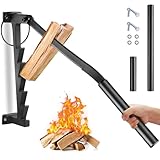 Holzspalter Manuell Wandhalterung Brennholzspalter für Weichhölzern Anzündspalter...