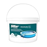 Sillar Chlortabletten 1x20g – Multifunktionale Pooltabletten für Desinfektion...