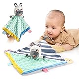 Zebra Baby Sicherheitsdecke,Baby Neugeborene Tröster Decke Spielzeug,Baby Decken...