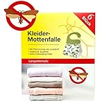 KRONLY 6 Stück Kleidermottenfalle Mottenschutz Kleiderschrank Mottenfalle