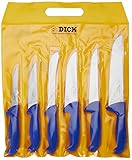 F. DICK Messer Set ErgoGrip 6-teilig (Blockmesser 18, 23 cm, Stechmesser 15, Sortiermesser...
