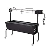 DEMA Spanferkelgrill Lammgrill Spießbratengrill Spanferkel Grill BBQ Grillwagen...
