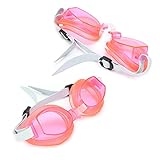 Fafeicy Schwimmbrillen Ohrstöpsel, Schwimmbrillen, Schwimmbadgläser Schwimmgläser...