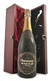 Premium Cru Brut Vintage Champagne de Saint Gall 1985 in einer mit Seide ausgestatetten...