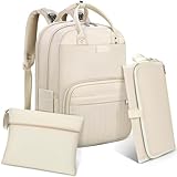 RAINSMORE Baby Wickelrucksack Groß Wickeltasche Rucksack mit Kinderwagengurten und...