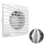 Airope- AF-C-100 mm Abluftventilator,Badlüfter Ventilator,Wandventilator...
