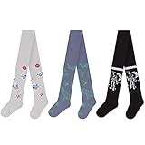 L&K-II 3er Kinder Baby Jungen Strickstrumpfhose mit verschiedenen Mustern mehrfarbig...