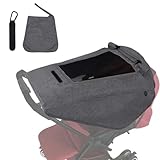 LPZMPZ Sonnensegel Kinderwagen UV Schutz 50+ Sonnenschutz Buggy Tuch Baby Sonnenverdeck...