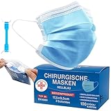S&S-Medical 100 Stück Medizinische OP Masken Typ IIR EN14683 zertifiziert –...