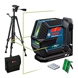 Bosch Professional Linienlaser GLL 2-15 G (grüner Laser, Innenbereich, Halterung LB 10,...