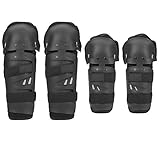 Vobor Motorrad Schutzkleidung Set 4 Stück Motorrad Knieschoner Motorrad Motocross...