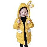 DorkasDE Mädchen Winterjacke Kinder Wintermantel Steppjacke Baumwollgefuetterte Mantel...