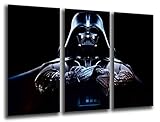 Wandbild - Star Wars, Darth Vader, 97 x 62 cm, Holzdruck - XXL Format - Kunstdruck,...