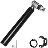 Breeshy Mini-Fahrradpumpe 300 PSI, Rahmen für Presta und Schrader, Genaues Schnelles...