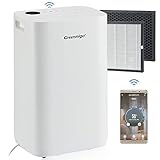 Greenmigo 25L/Tag Pro WIFI Luftentfeuchter mit HEPA-Filter Ionisator für Räume bis...