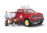 schleich FARM WORLD | Tierarzteinsatz auf dem Bauernhof 42727 | Set inkl. Pick-up,...