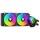 TZMRIT TK1 RGB Aio Wasserkühlung 240mm,Wasserkühlung PC 240mm,CPU Wasserkühlung...