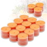 Candelo 24er Set Duft Kerzen - Duftteelichter Winterorange - Teelicht in...