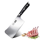 SHAN ZU Hackmesser Fleichmesser Chinesisches Hackmesser 17.8cm 21 ° Klinge verdickte...