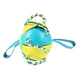 DECHOUS Widerstandsfähiger Wurfball Hundespielzeug Interaktives Outdoor für Hunde zur...