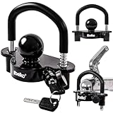 BELKO® Anhängerschloss für gängige Anhängerkupplung 50mm - inkl. 2 Schlüssel,...