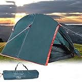 Zelt 2 Personen wasserdicht leicht kleines Packmaß, Tunnelzelt doppelwandig,...