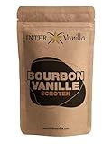 InterVanilla Bourbon Vanilleschoten 10 Stück, 12-13 cm Vanille Schoten in Premium...