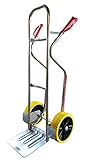 Aluminium Sackkarre, Alu-Sackkarre, Alu-Stapelkarre mit PU-Räder (PANNENSICHER...