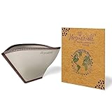 HerzensWahl® Kaffeefilter wiederverwendbar | Dauerkaffeefilter Edelstahl | Zero Waste...
