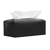 Taschentücher Box, Kosmetiktücherbox PU Leder Taschentuchspender Faltbar...