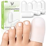 8x Villkin Zehenkappen Set inkl. E-Book - Für den großen Zeh - gegen Blasen und...