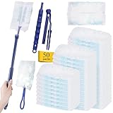 52 Stück Staubmagnet Nachfüllpack Kompatibel mit Swiffer Staubmagnet, Einweg...