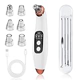 JICICUXI Mitesserentferner Porenreiniger Porensauger Gesicht Elektrisch mit 3...