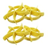 Zerodeko 4 Stück Crimpzange Kinderstampfer Stempel für Kinder Fondantschneider...